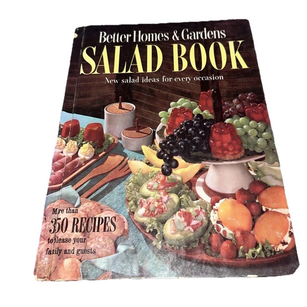 Vintage Better Homes And Gardens Salad Book Cookbook